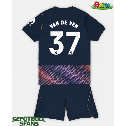 Tottenham Hotspur Micky van de Ven #37 Bortaställ Barn 2026-27 Kortärmad (+ Korta byxor)